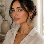 Pearl Hoop Earrings — 14K Gold-Filled
