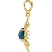 Midnight Sol Pendant — 14K Yellow Gold