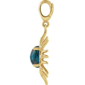 Midnight Sol Pendant — 14K Yellow Gold