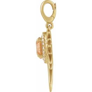 Everlight Sol Pendant — 14K Yellow Gold