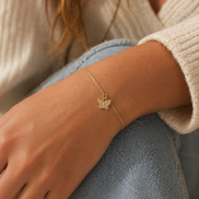 Cable Chain Bracelet — 14k Yellow Gold-Filled