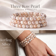 Aurora Blush Pearl Bracelet — Sterling Silver