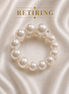Freshwater Pearl Flexible Ring — Sterling Silver