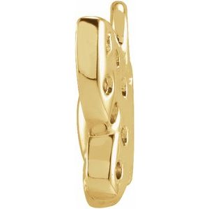 Diamond Butterfly Earring Charm — 14K Yellow Gold