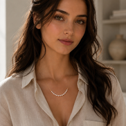 Starlight Rice Pearl Necklace — 14K Gold-Filled