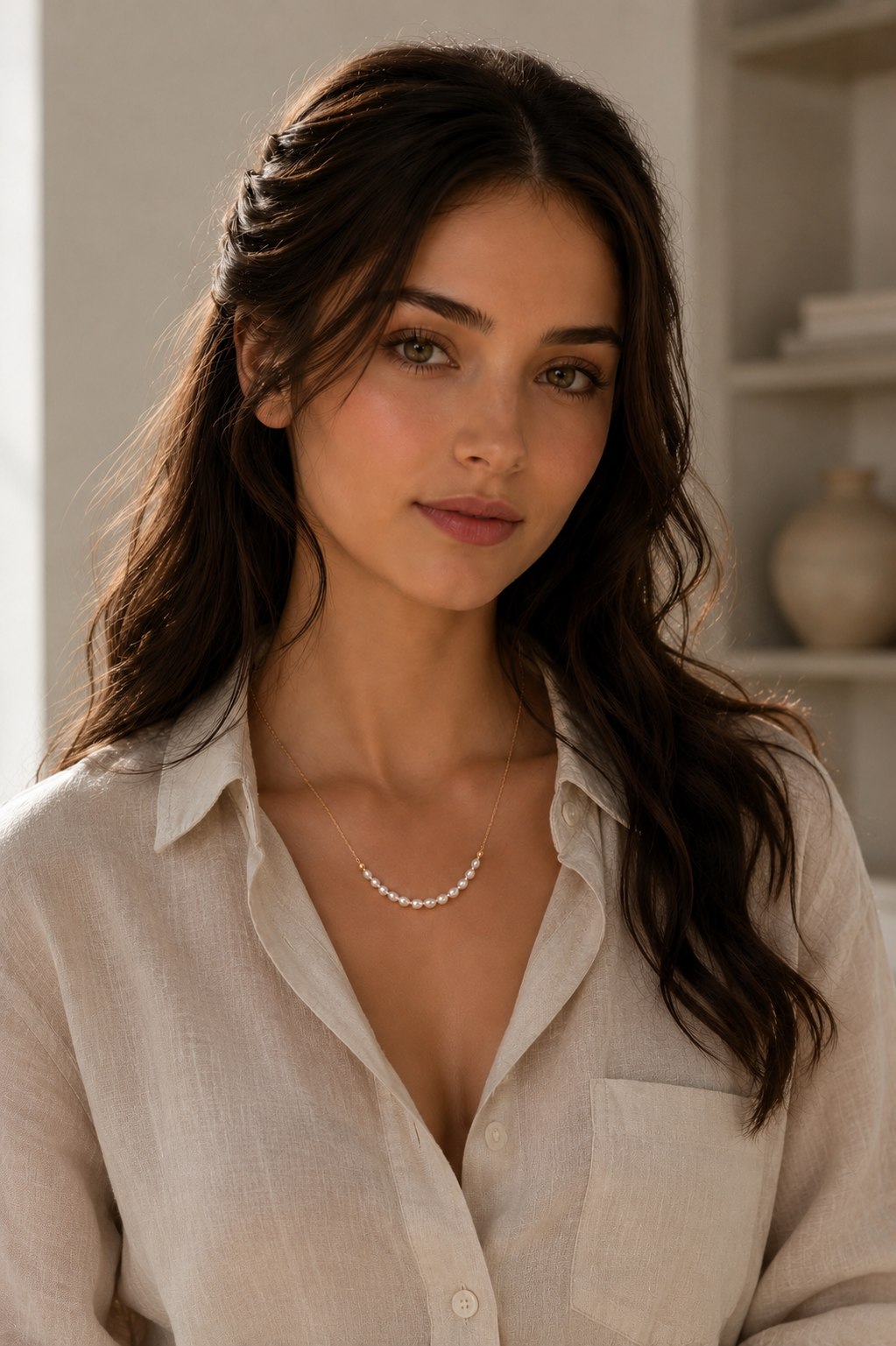 Starlight Rice Pearl Necklace — 14K Gold-Filled