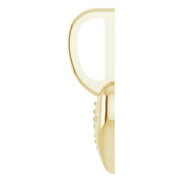 Diamond Heart Pendant — 14K Yellow Gold