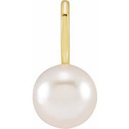 Akoya Pearl Pendant — 14K Yellow Gold