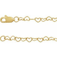 Heart Chain Bracelet — 14K Gold-Filled