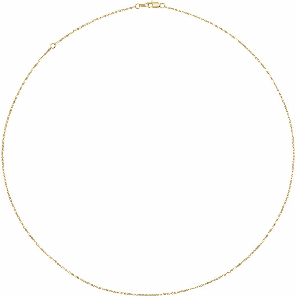 Adjustable Cable Chain Necklace — 14K Gold-Filled