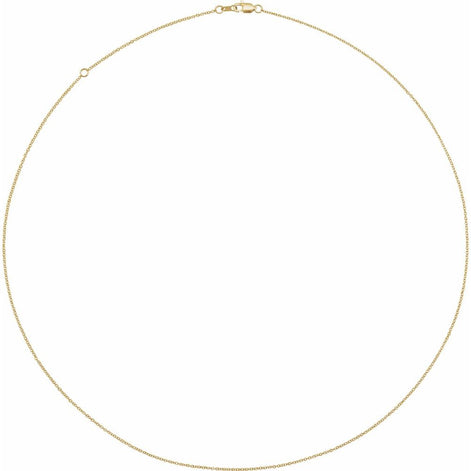 Adjustable Cable Chain Necklace — 14K Gold-Filled
