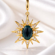 Midnight Sol Pendant — 14K Yellow Gold