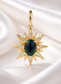 Midnight Sol Pendant — 14K Yellow Gold