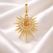 Everlight Sol Pendant — 14K Yellow Gold