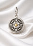 Ever Bloom Medallion — Sterling Silver & 14K Yellow Gold