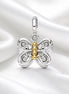 Ever Becoming Charm — Sterling Silver & 14K Yellow Gold