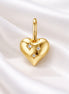 Diamond Heart Pendant — 14K Yellow Gold