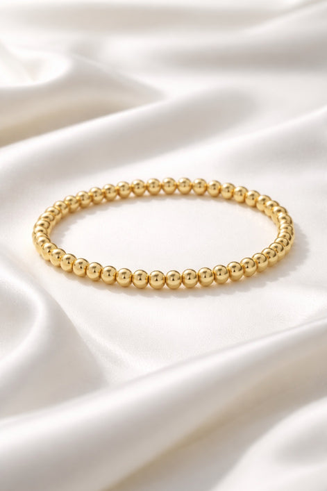 Stillwater Gold Bead Bracelet (Five bead sizes) — 14K Gold-Filled