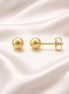 Ball Stud Earrings — 14K Gold-Filled