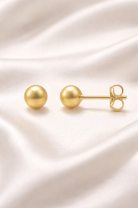 Ball Stud Earrings — 14K Gold-Filled