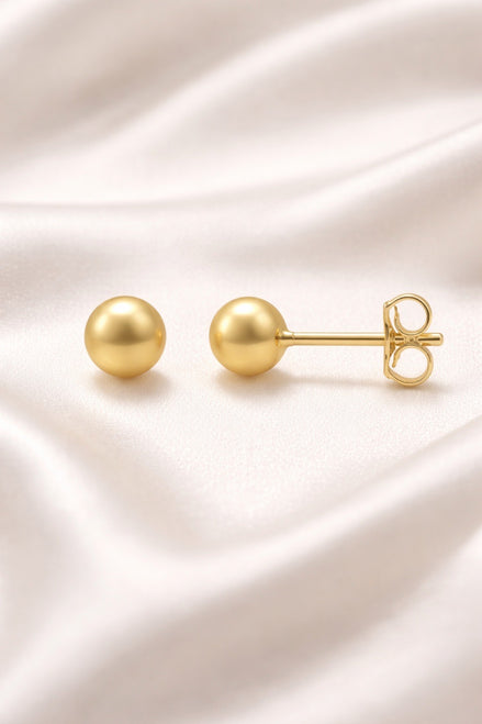 Ball Stud Earrings — 14K Gold-Filled