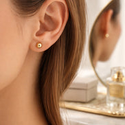 Ball Stud Earrings — 14K Gold-Filled