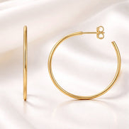 Half-Hoop Drop Earrings — 14K Gold-Filled