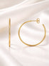 Half-Hoop Drop Earrings — 14K Gold-Filled
