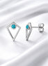 Open Sky Turquoise Earrings — Sterling Silver