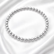Stillwater Silver Bead Bracelet (Four bead sizes) — Sterling Silver
