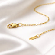 Adjustable Cable Chain Necklace — 14K Gold-Filled