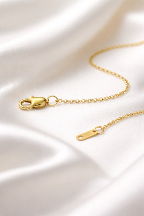Adjustable Cable Chain Necklace — 14K Gold-Filled