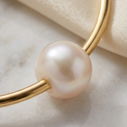 Pearl Hoop Earrings — 14K Gold-Filled