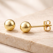 Ball Stud Earrings — 14K Gold-Filled