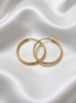 Endless Hoop Earrings — 14K Yellow Gold