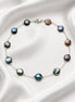 Becoming Tide Coin Pearl Necklace — Sterling Silver