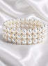 Aurora White Pearl Bracelet — Sterling Silver