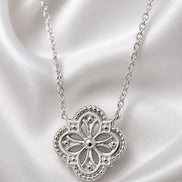 Quiet Bloom Necklace — Sterling Silver