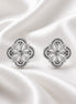 Quiet Bloom Earrings — Sterling Silver