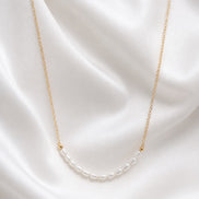Starlight Rice Pearl Necklace — 14K Gold-Filled