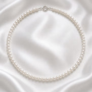 Lumen Pearl Necklace — Sterling Silver