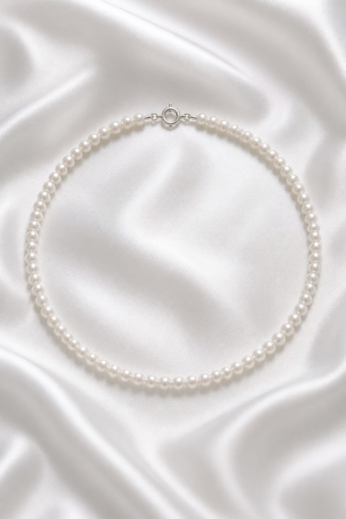 Lumen Pearl Necklace — Sterling Silver