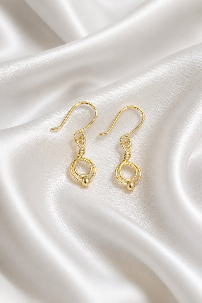 Solenne Orbit Earrings Earrings — 14K Gold-Filled
