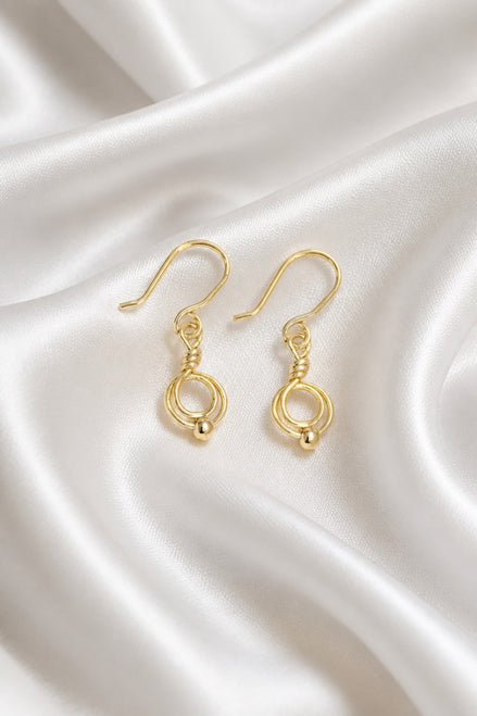 Solenne Orbit Earrings Earrings — 14K Gold-Filled